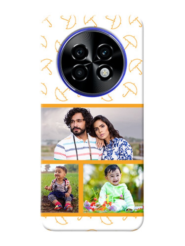 Custom Realme P1 Speed 5G Personalised Phone Cases: Yellow Pattern Design