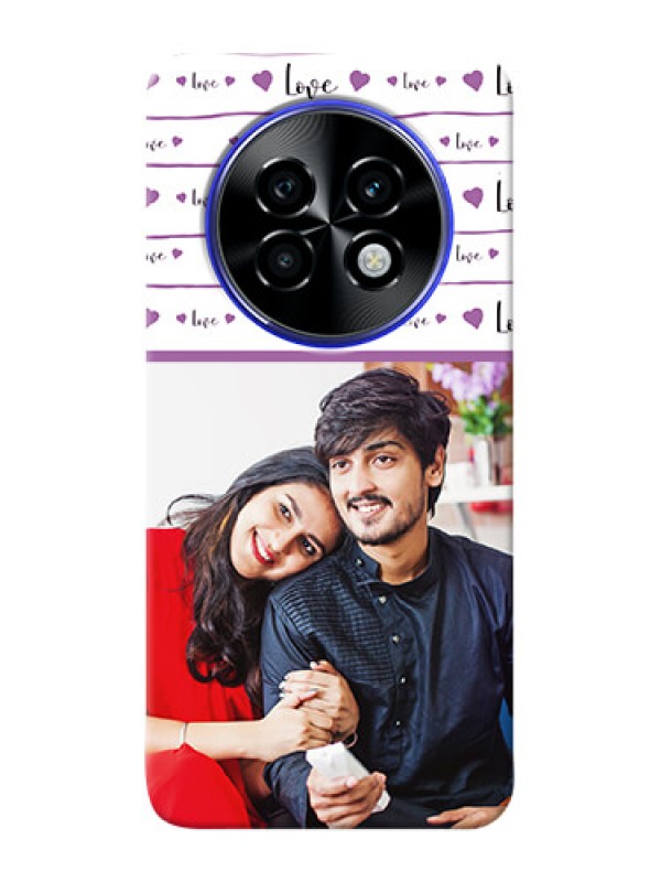 Custom Realme P1 Speed 5G Mobile Back Covers: Couples Heart Design