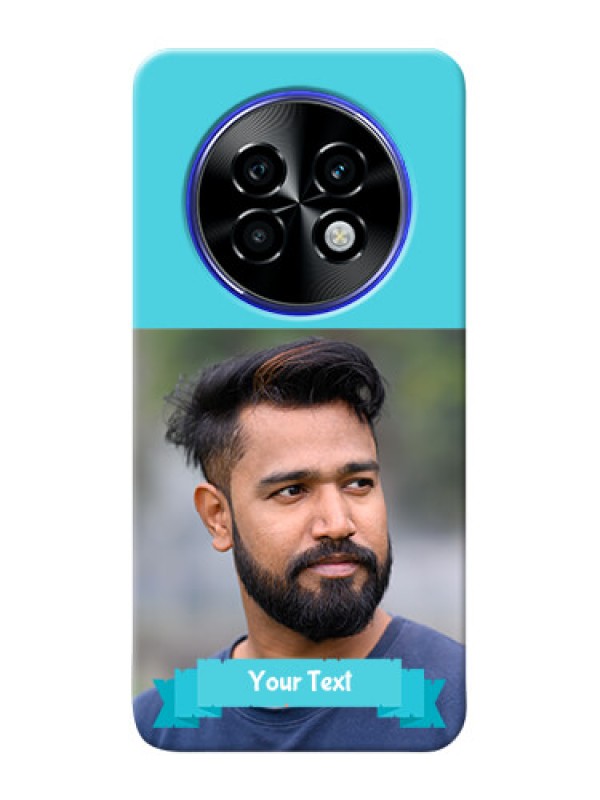 Custom Realme P1 Speed 5G Personalized Mobile Covers: Simple Blue Color Design