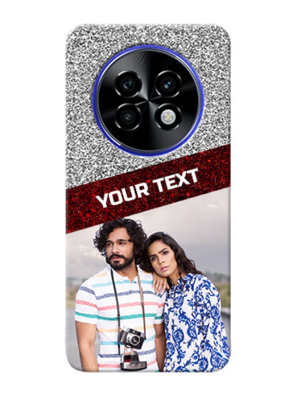 Custom Realme P1 Speed 5G Mobile Cases: Image Holder with Glitter Strip Design