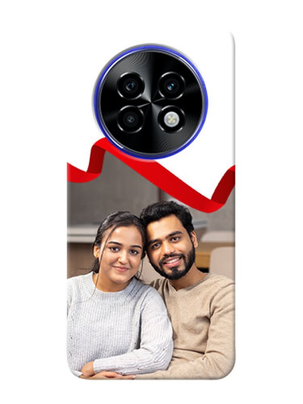 Custom Realme P1 Speed 5G custom phone cases: Red Ribbon Frame Design