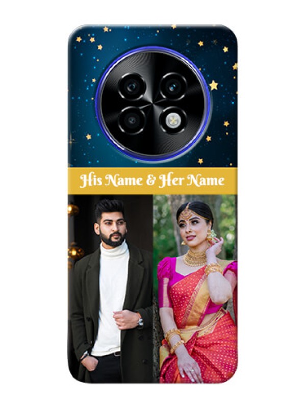 Custom Realme P1 Speed 5G Mobile Covers Online: Galaxy Stars Backdrop Design