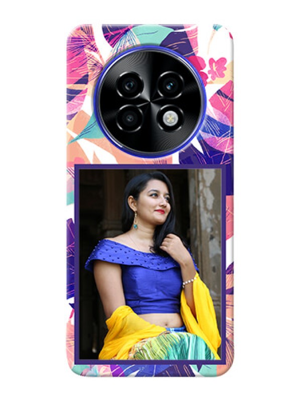 Custom Realme P1 Speed 5G Personalised Phone Cases: Abstract Floral Design