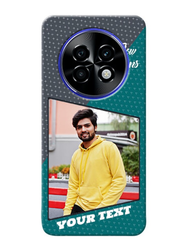 Custom Realme P1 Speed 5G Back Covers: Background Pattern Design with Quote