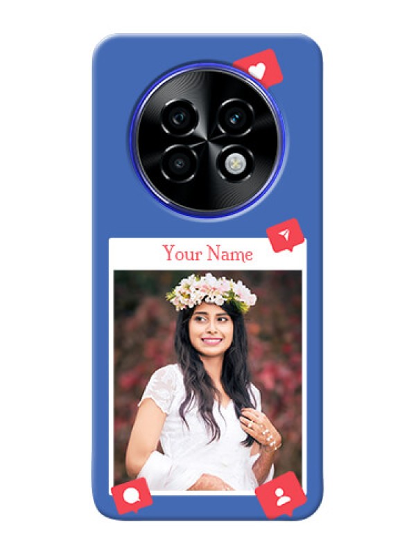 Custom Realme P1 Speed 5G Custom Phone Case with Like Share And Comment Design