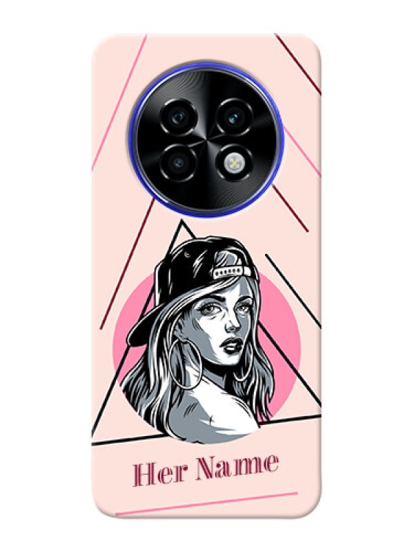 Custom Realme P1 Speed 5G Personalized Phone Case with Rockstar Girl Design