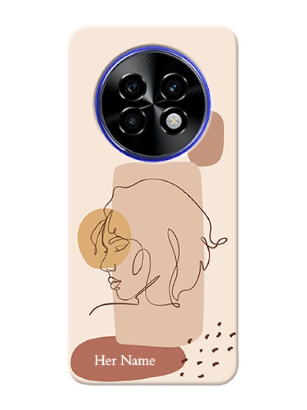 Custom Realme P1 Speed 5G Photo Printing on Case with Calm Woman line art Design