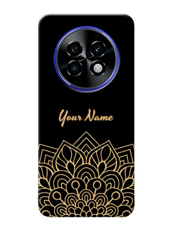 Custom Realme P1 Speed 5G Custom Phone Case with Golden mandala Design