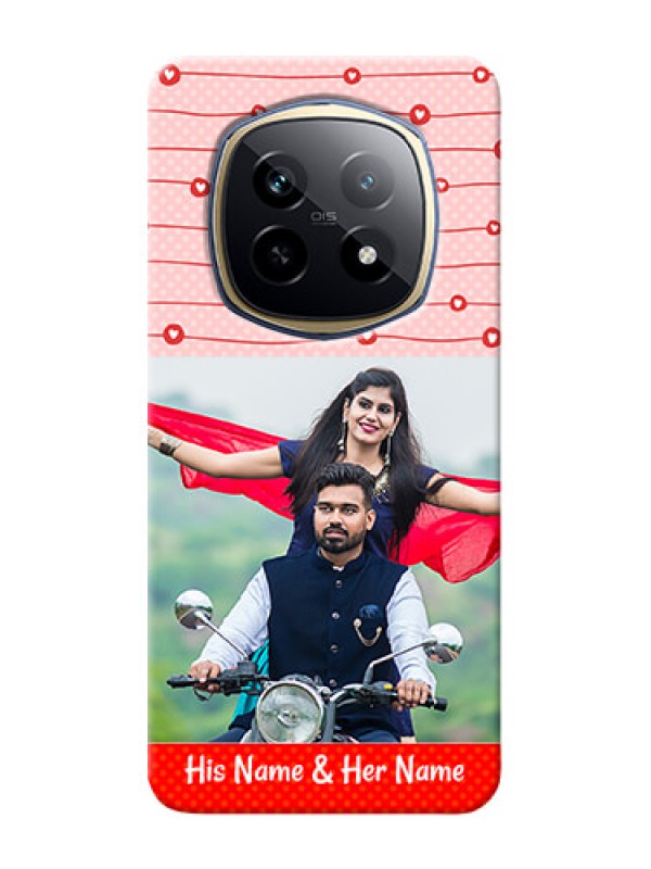 Custom Realme P2 Pro 5G Custom Phone Cases: Red Pattern Case Design