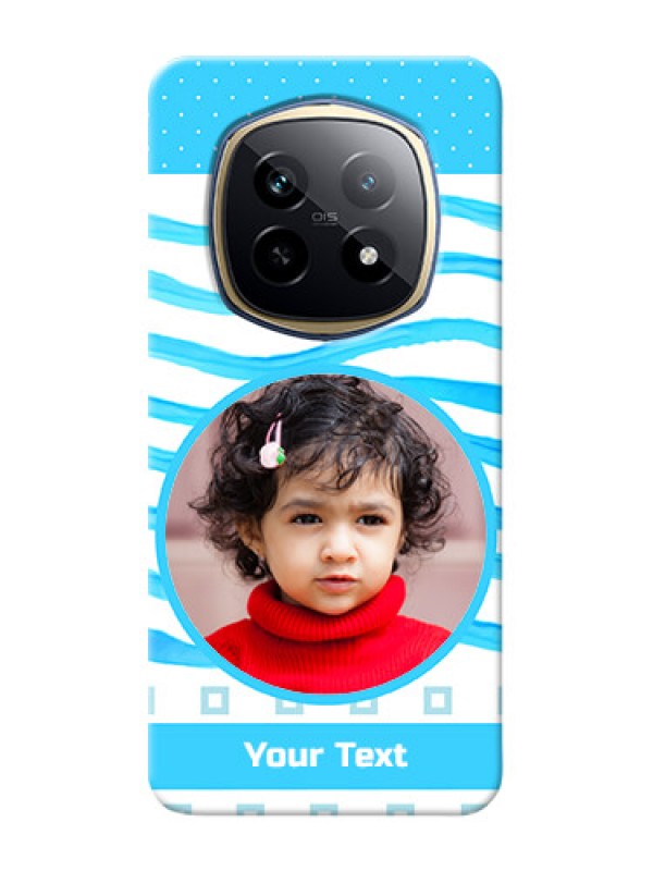 Custom Realme P2 Pro 5G phone back covers: Simple Blue Case Design