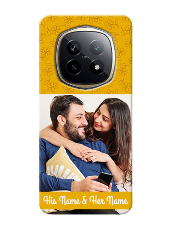 Custom Realme P2 Pro 5G mobile phone covers: Yellow Floral Design