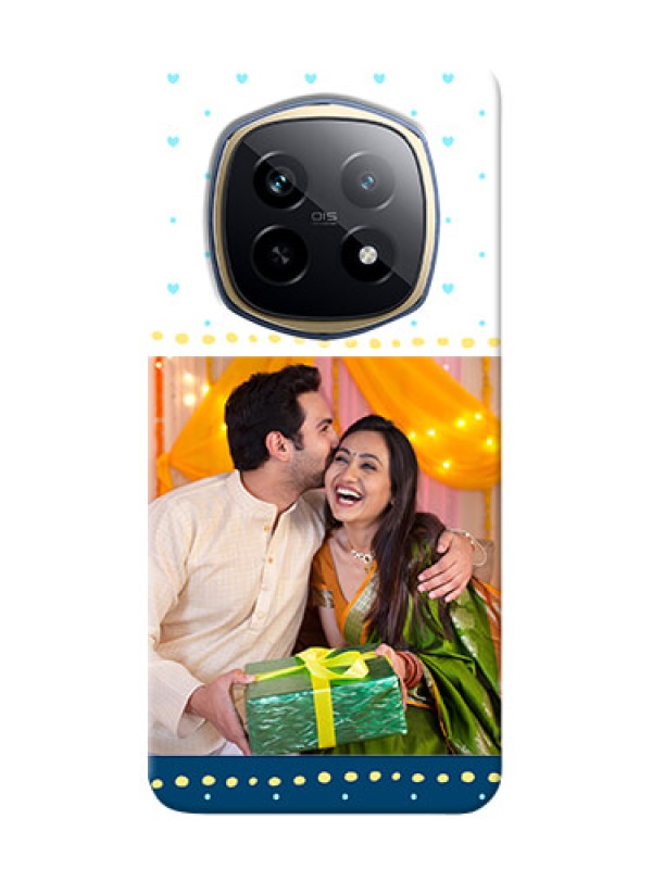 Custom Realme P2 Pro 5G Phone Covers: White and Blue Abstract Design