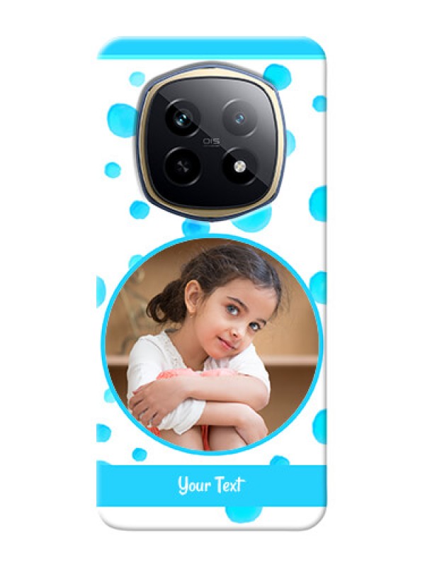 Custom Realme P2 Pro 5G Custom Phone Covers: Blue Bubbles Pattern Design