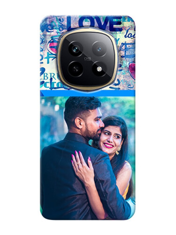 Custom Realme P2 Pro 5G Mobile Covers Online: Colorful Love Design