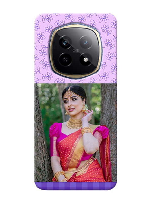 Custom Realme P2 Pro 5G Mobile Cases: Purple Floral Design