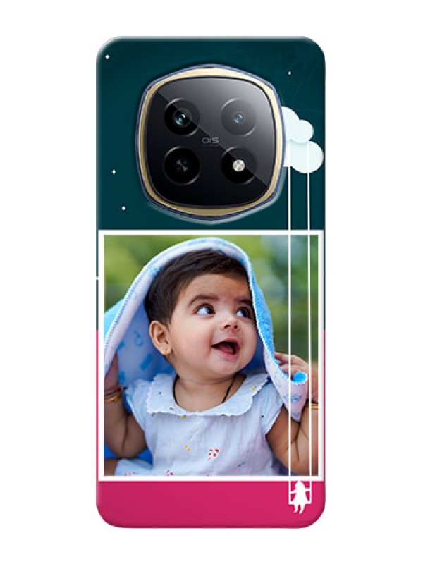 Custom Realme P2 Pro 5G custom phone covers: Cute Girl with Cloud Design