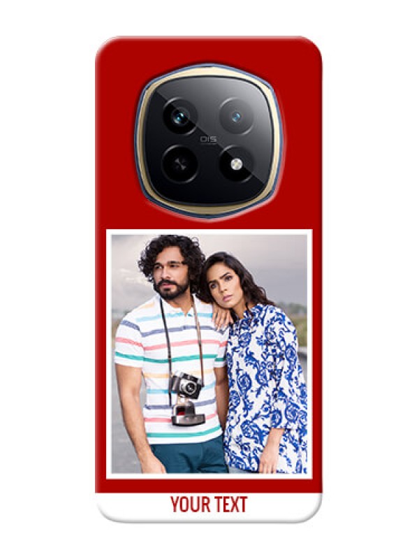 Custom Realme P2 Pro 5G mobile phone covers: Simple Red Color Design