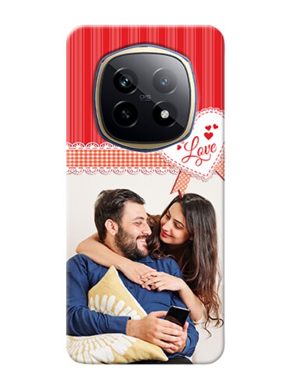 Custom Realme P2 Pro 5G phone cases online: Red Love Pattern Design