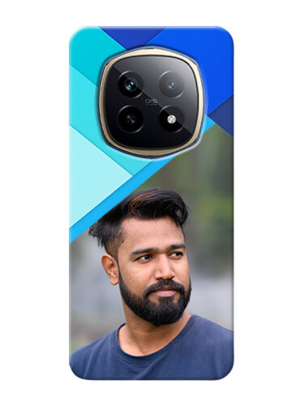 Custom Realme P2 Pro 5G Phone Cases Online: Blue Abstract Cover Design