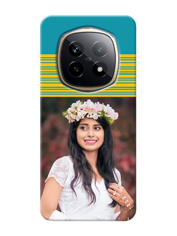 Custom Realme P2 Pro 5G personalized phone covers: Yellow And Blue Design