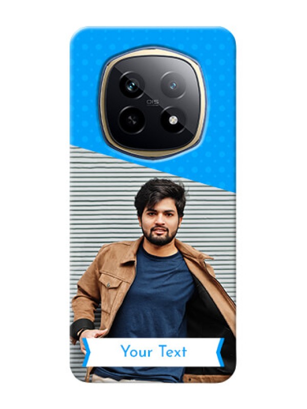 Custom Realme P2 Pro 5G Personalized Mobile Covers: Simple Blue Color Dotted Design