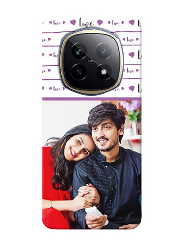 Custom Realme P2 Pro 5G Mobile Back Covers: Couples Heart Design