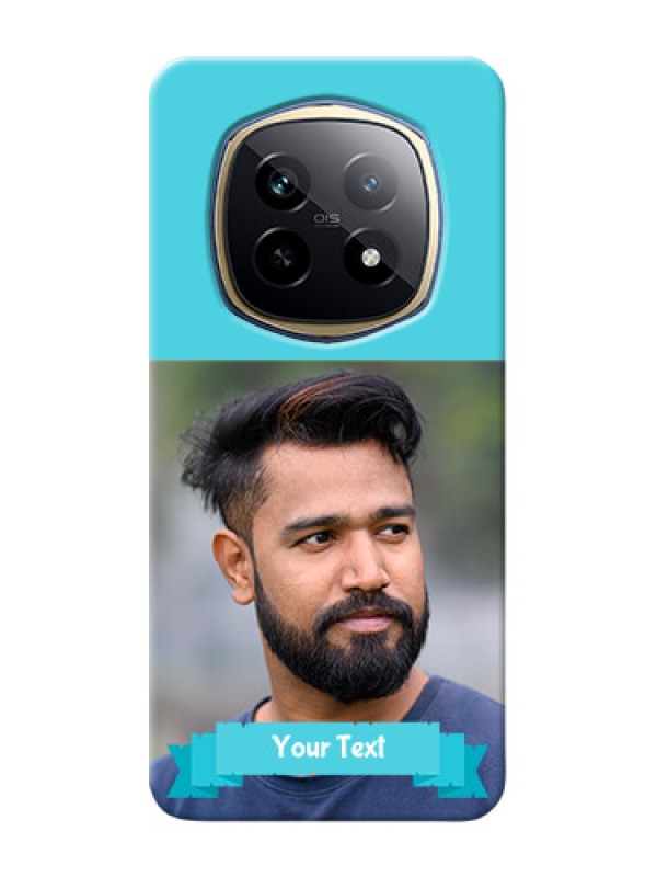 Custom Realme P2 Pro 5G Personalized Mobile Covers: Simple Blue Color Design