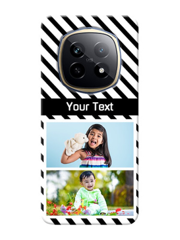 Custom Realme P2 Pro 5G Back Covers: Black And White Stripes Design