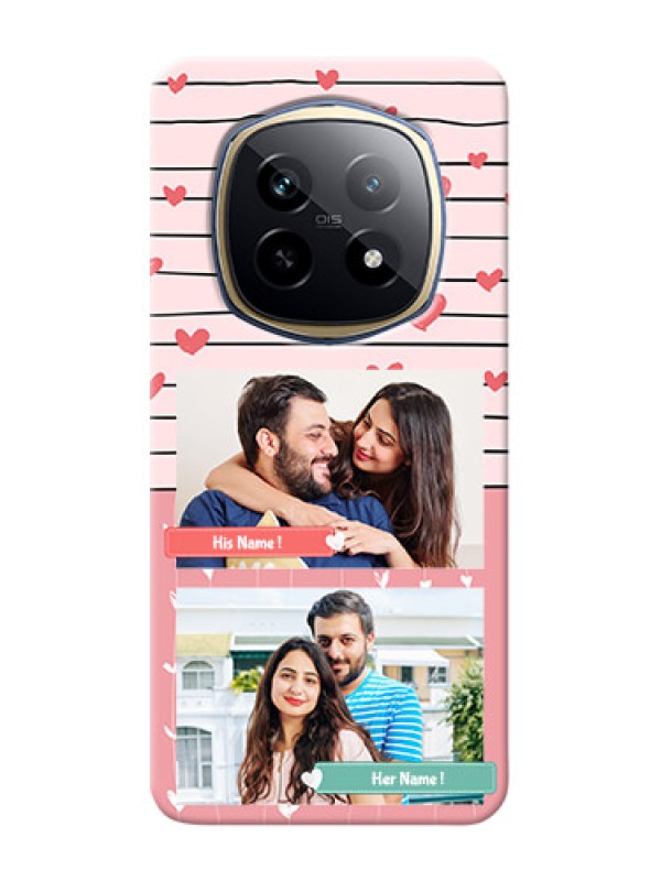 Custom Realme P2 Pro 5G custom mobile covers: Photo with Heart Design