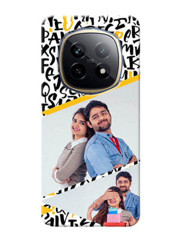 Custom Realme P2 Pro 5G Phone Back Covers: Letters Pattern Design