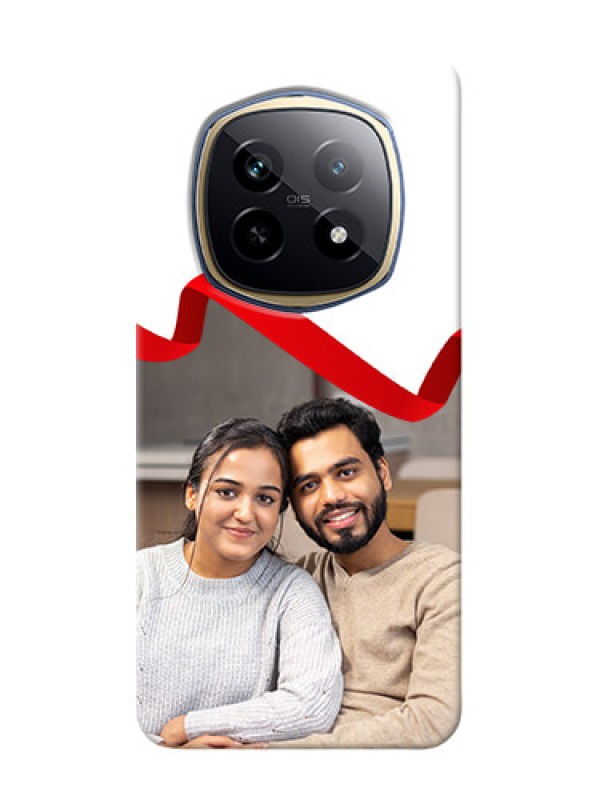 Custom Realme P2 Pro 5G custom phone cases: Red Ribbon Frame Design