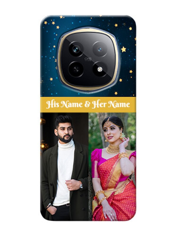 Custom Realme P2 Pro 5G Mobile Covers Online: Galaxy Stars Backdrop Design