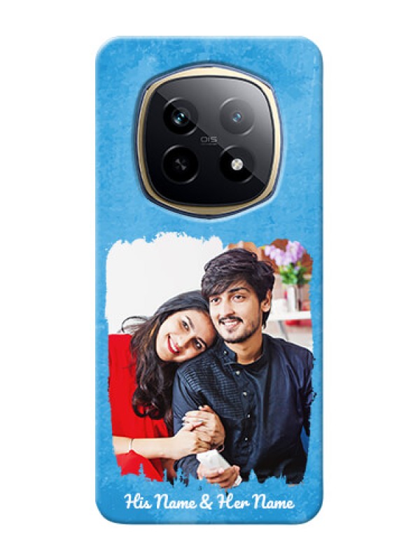 Custom Realme P2 Pro 5G custom mobile cases: Blue Color Vintage Design