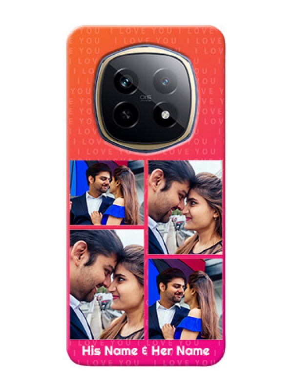 Custom Realme P2 Pro 5G custom back covers: I Love You Pink Design