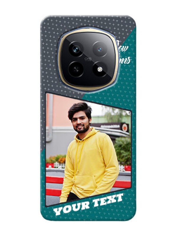 Custom Realme P2 Pro 5G Back Covers: Background Pattern Design with Quote