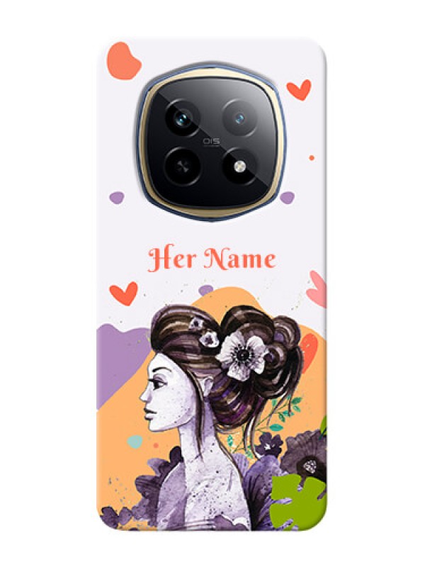 Custom Realme P2 Pro 5G Personalized Phone Case with Woman And Nature Design