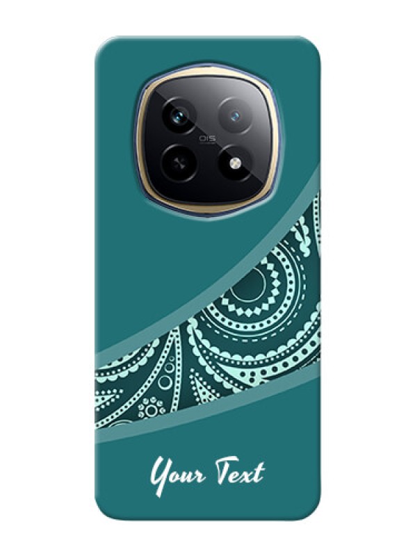 Custom Realme P2 Pro 5G Photo Printing on Case with semi visible floral Design