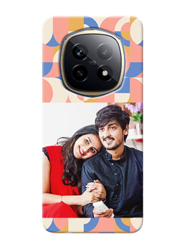 Custom Realme P2 Pro 5G Photo Printing on Case with Semicircle Maze Pattern Design