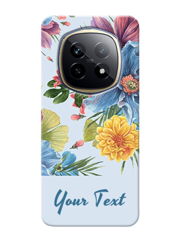 Custom Realme P2 Pro 5G Custom Mobile Case with Stunning Watercolored Flowers Painting Design