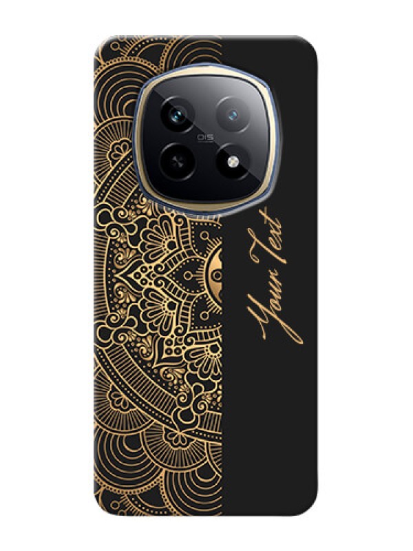 Custom Realme P2 Pro 5G Photo Printing on Case with Mandala art with custom text Design