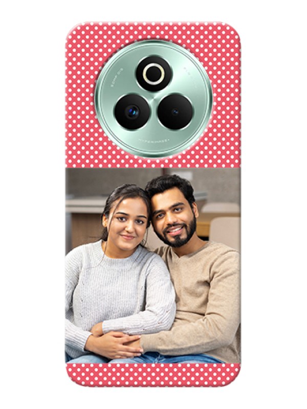 Custom Realme P3 Pro 5G Custom Hard Phone Case - White Dotted Design