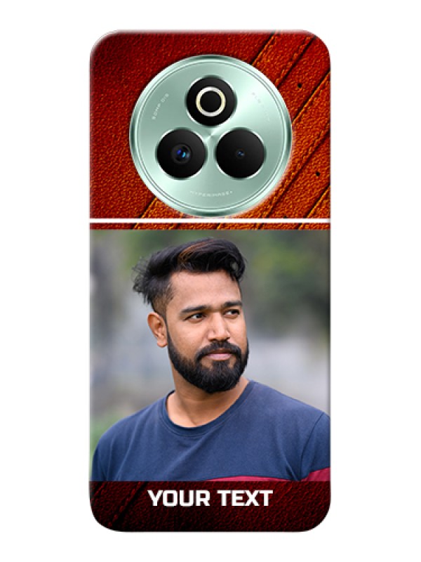 Custom Realme P3 Pro 5G Custom Hard Phone Case - Leather Phone Case Design