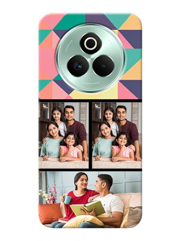 Custom Realme P3 Pro 5G Custom Hard Phone Case - Bulk Pic Upload Design