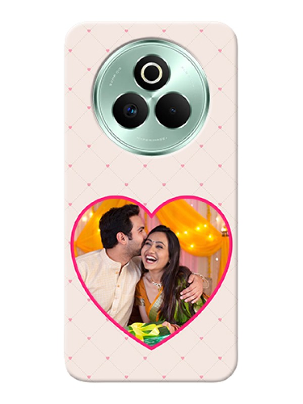 Custom Realme P3 Pro 5G Custom Hard Phone Case - Heart Shape Design