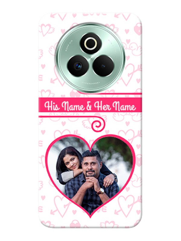 Custom Realme P3 Pro 5G Custom Hard Phone Case - Heart Shape Love Design