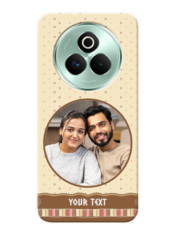 Custom Realme P3 Pro 5G Custom Hard Phone Case - Brown Dotted Mobile Case Design