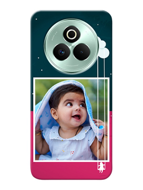 Custom Realme P3 Pro 5G Custom Hard Phone Case - Cute Girl With Cloud Design