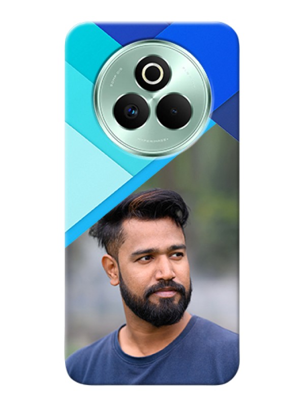 Custom Realme P3 Pro 5G Custom Hard Phone Case - Blue Pattern Design