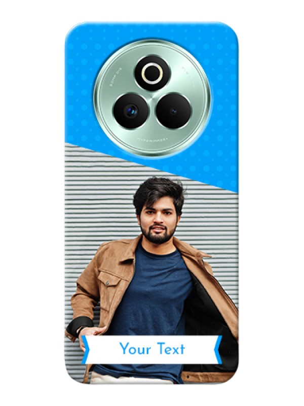 Custom Realme P3 Pro 5G Custom Hard Phone Case - Simple Blue Color Design