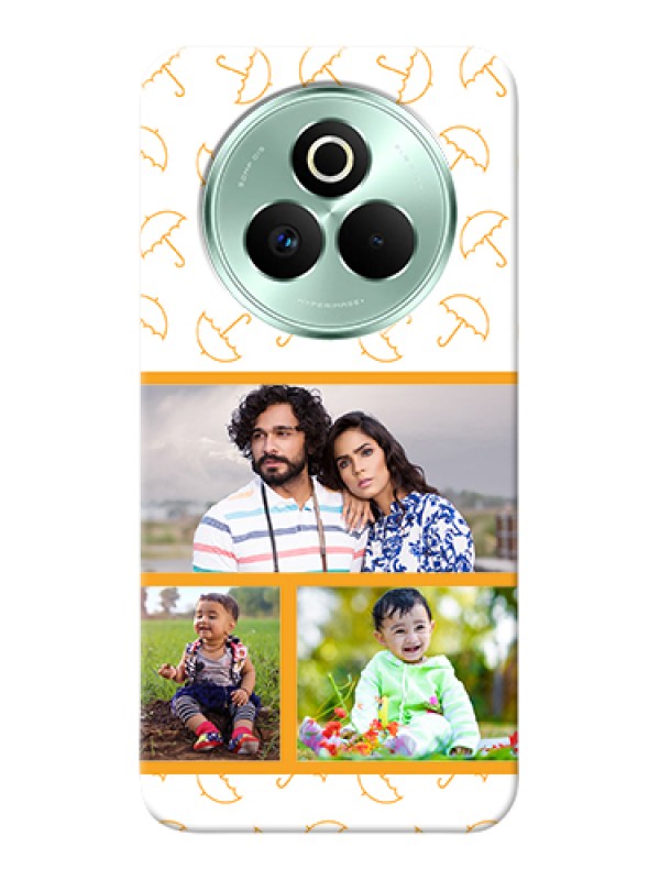 Custom Realme P3 Pro 5G Custom Hard Phone Case - Yellow Pattern Design